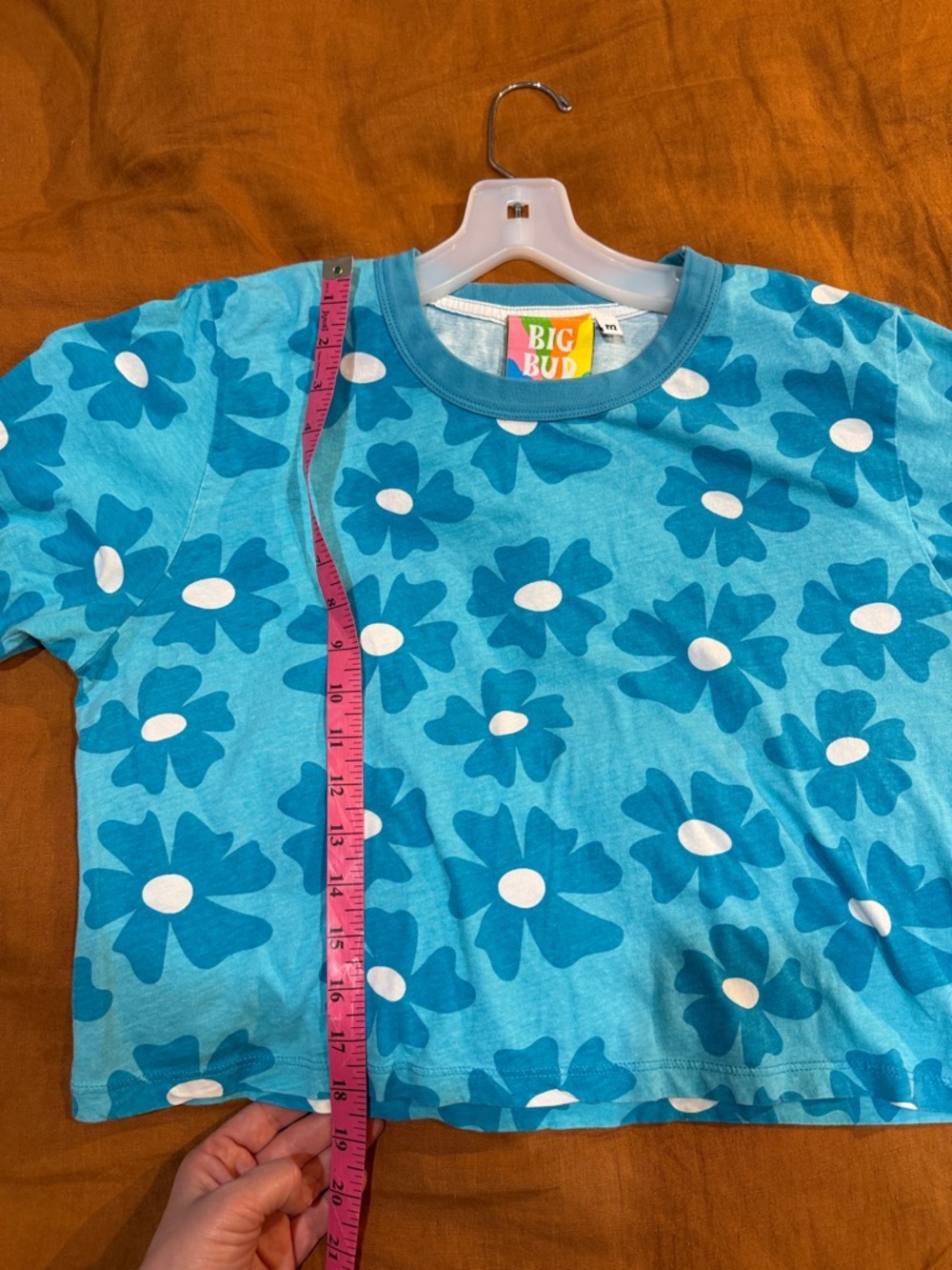 Big Bud Press Daisy Print Cropped Tee - Picture 6 of 6